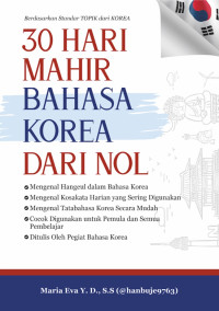 Image of 30 Hari Mahir Bahasa Korea dari Nol